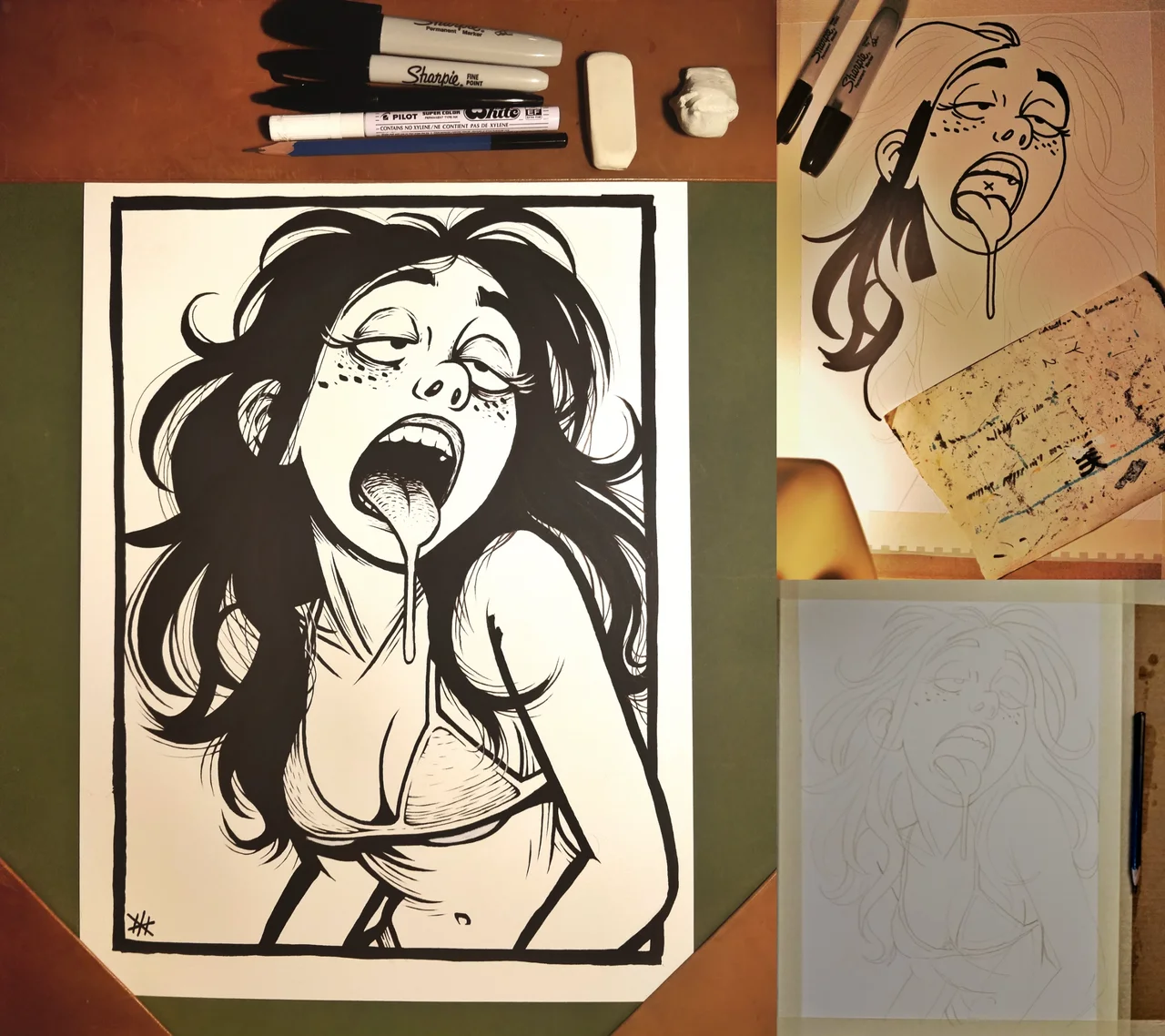 Casual IRL sketch n' ink
