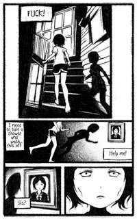 En af siderne fra den engelske webcomic-udgave af min tegneserie "Skari", først udgivet på dansk i bodyhorror-samlingen "Deforme Fortællinger" på Forlaget Afkom (ISBN:978-87-93857-28-5)