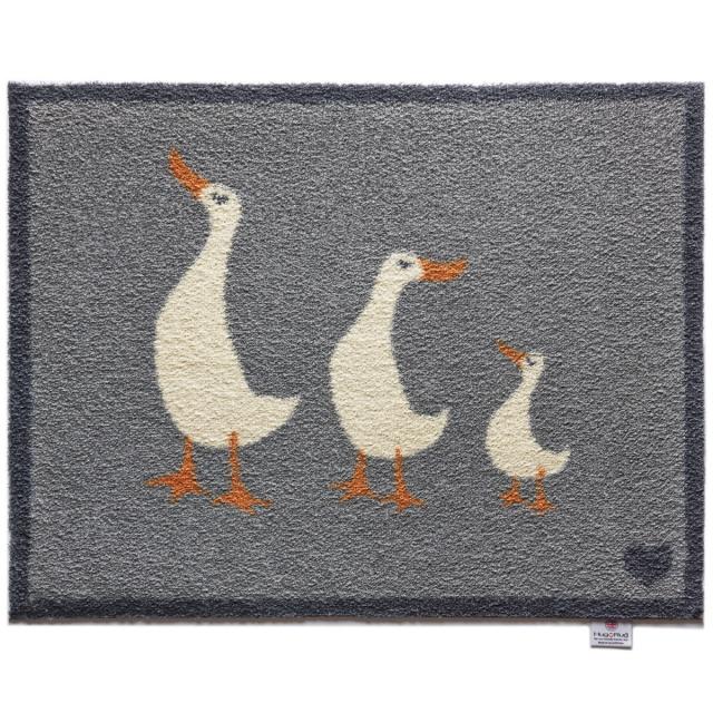 Hug Rug øko dørmåtte, 65x85 - Ænder