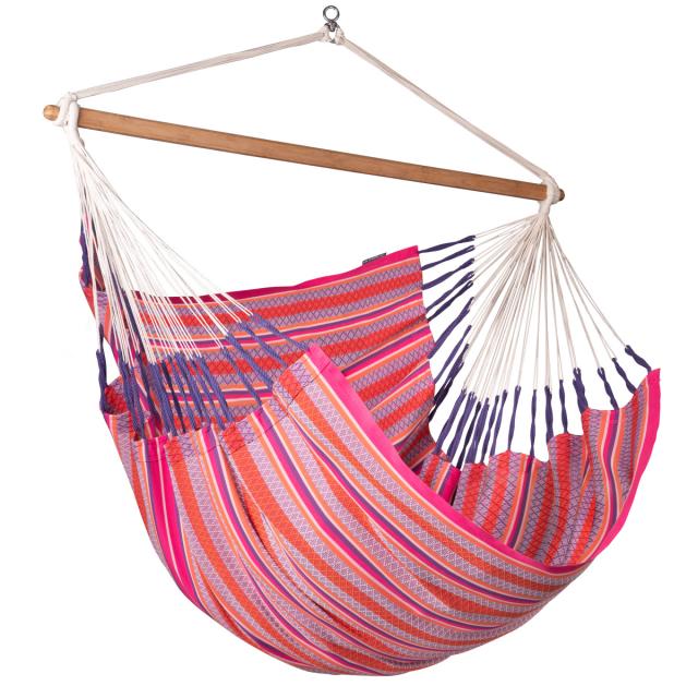La Siesta hængestol, kingsize, øko - Flamingo