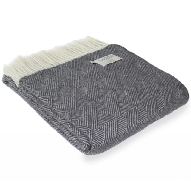 Tweedmill uldplaid - Orion Blue